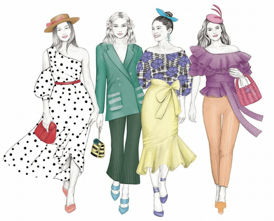 Dundrum Ladies Day illustration 5 by Chelsea Bonus