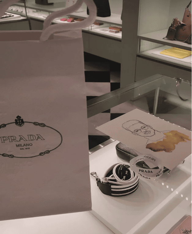 Prada illustration 1 by Chelsea Bonus