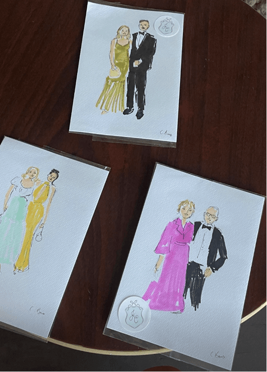 Wedding Illustration illustration 3 by Chelsea Bonus