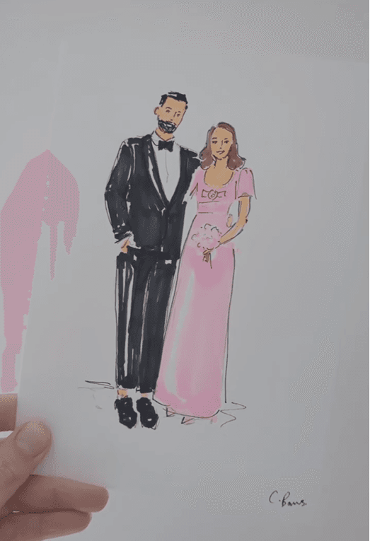 Wedding Illustration illustration 5 by Chelsea Bonus